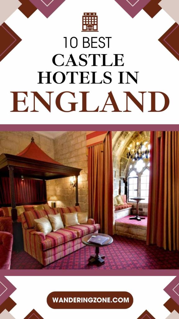 castle hotels in england